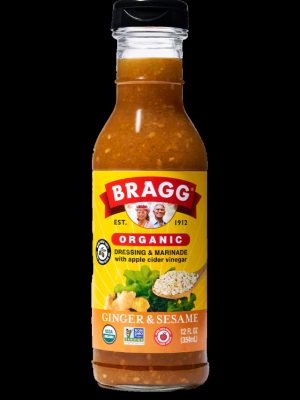 Organic Sauce – Based on Apple Cider Vinegar, Ginger and Sesame Seeds – Bragg
